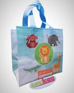 (Lusinan 12 Pcs) Tas Ultah Anak (P25 x T25 x L15cm)