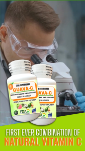 VITAMIN C GUAVA-C WITH GUYABANO AND AVOCADO HERBAL FOOD SUPPLEMENT 3IN1 SUPERHERBS - 500MG X 100 CAPSULES