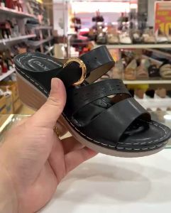 Max2 Women’s PU Wedge Sandals | 6.5cm Heel | Adjustable Strap | Lightweight & Comfy for All-Day Wear