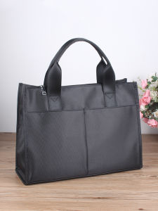 กระเป๋าใบใหญ่แบบหิ้วสำหรับผู้ชายและผู้หญิงกระเป๋าผ้าใส่ไปทำงานความจุใหญ่กระเป๋าเอกสารแบบหิ้วลำลองใส่ไปทำงาน