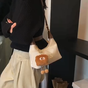 CALVIERO COLLECTION G3191 Tas Mini Selempang Gemoy Wanita Free Gantungan Awan Lucu