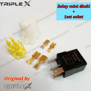 relay stater cut comp rellay mini kecil kotak rilay sekring starter start ac rilai lampu utama headlamp foglamp dimmer mobil motor