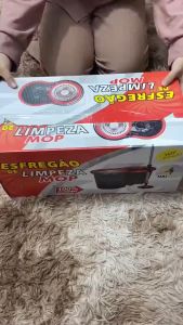 FREE 2 KAIN PEL!! free packing buble Alat Pel Lantai - Ultra Mop Black spin mop kain pel lantai praktis Berputar Otomatis 360 Derajat Kain Microfibre