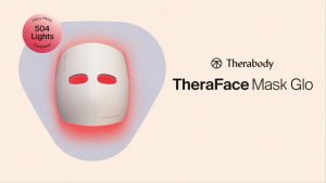 Therabody TheraFace Mask Glo - Cordless LED Skincare Mask with Relaxing Massage