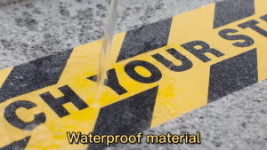 🇸🇬 [READY STOCK] 15CM×60CM Watch Your Step Anti‑Slip Sandpaper Floor Decal Black‑Yellow Abrasive Warning Caution Sticker High‑Grip Non‑Slip Safety Marking Label for Staircases Workplace Mall Indoor & Outdoor Public Areas