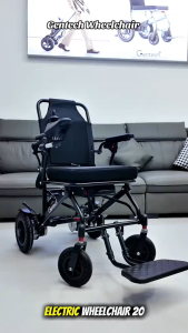 Steel Electric Wheelchair 20KG Motorized Wheelchair GENTECH