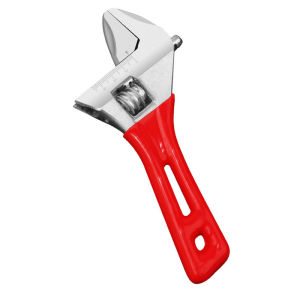 Short Handle Wrench Big Opening Ratchet Wheel Adjustable Bathroom Wrench for Maintaining Bathroom Piping Facilitie Screw Nut