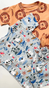Tin & Tiny Finds | Basics Kids Shirt & Short for Boys 1yo to 9yo