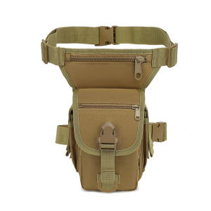 1 ชิ้นผ้า Oxford มัลติฟังก์ชั่กลางแจ้งขี่จักรยานตกปลาขาแพ็ค - กันน้ํากีฬาเอวกระเป๋าสําหรับเดินป่า/ตั้งแคมป์/การเดินทาง