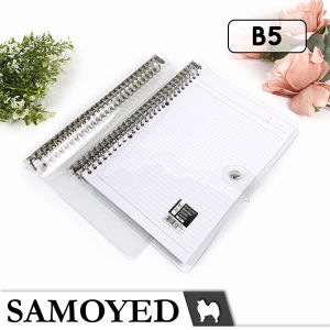 Sampul Binder / Loose Leaf / Transparan / Transparent Binder Note Cover B5 Samoyed CBNL-R9M-B5