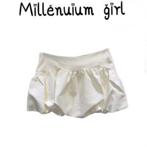 Sweet And Spicy Girl Spring New Style Pleated Design Puffy Skirt Short Half-length Womens Skirts High Waist A-Line Silhouette