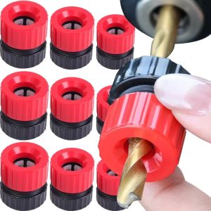 5PCS Adjustable Depth Control Drill Stop Woodworking Drill Bit Depth Stop Set for Carpentry Precise Drilling Depth Control Plastic Limit Rings