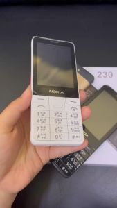 Nokia 230 Mobile Phone Dual Sim Unlocked ปุ่มกดใหญ่ รองรับ 3G/4G หน้าจอ LCD 2.8 นิ้ว