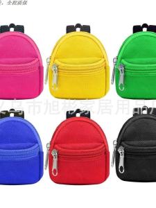 Mini Backpack Toy Micro Scene Display Zipper Can Open Dollhouse Accessories Childrens Playdate Backpack Dollhouse Decorations