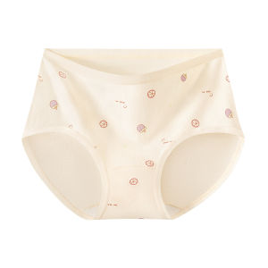 JIAZINI | Antibacterial Pure Cotton Underwear For Women 10A Grade Long Crotch Flat Angle Four Corner Pants Mid Waist Butterfly Knot