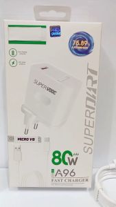 Charger Op A96 80W Super Vooc Fast Charge SuperDart Support Fast Charging