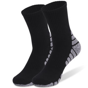 Outdoor Thickened Towel Bottom Anti-slip Shock Absorption Basketball Socks Men Women Mid-calf Breathable Running Hiking Climbing Sports