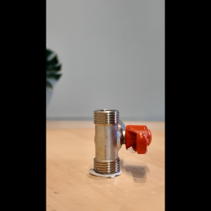 Ana 1/2" Aluminium Handle 3-Way Mini Valve 1103-Fmm