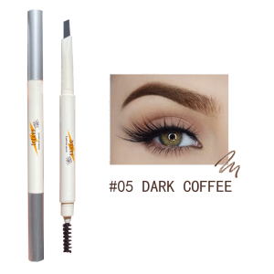 Double-ended fine-tip eyebrow pencil waterproof sweat-proof smudge-proof non-fading natural color eyebrow pencil