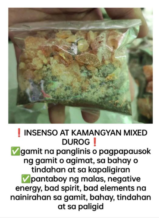 Insenso at kamangyan mixed pantaboy malas sa paligid