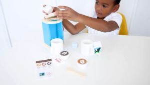 GM  Kids (ของแท้ USA พร้อมส่ง 3 - 7 ขวบ) ของเล่นทำอาหาร ของเล่นชุดครัว บทบาทสมมุติ เครื่องทำกาแฟ Coffee Set ( Melissa & Doug) MD0473