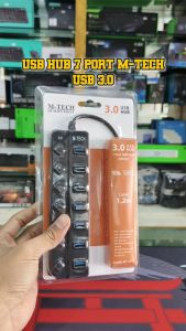 USB HUB 7 Port dengan Switch On Off M-Tech USB 3.0