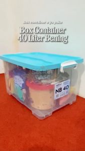 BOX CONTAINER 40 LITER + RODA - Kontainer Box Plastik / Container Box