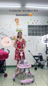 Baby Foldable Adjustable Walker Learning walker with Music with handle/without handle