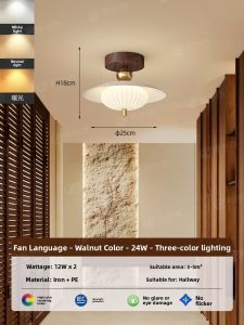 PAIMIJI | Small Size French Style Ceiling Light for Corridor and Entrance