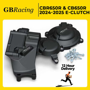 Gbracing For CBR650R & CB650R 2024-2025 E-CLUTCH Secondary Engine Cover SET Secondary E-Clutch Cover Alternator Cover