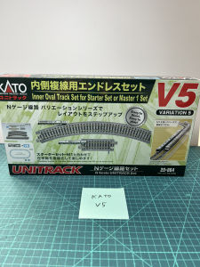KATO N Gauge ชุดรางคู่ด้านใน V5 ราคาบริบท 20-864 รถไฟจำลอง