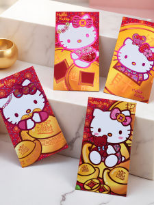 2026 New HelloKitty Cute Space Kitty Cat Red Envelope Sticker New Year Cartoon Children Creative Lucky Money Envelope