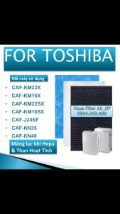 Combo Màng lọc Hepa + Than hoạt tính máy lọc khí Toshiba CAF-KM22XCAF-KM16X Bộ Lọc Không Khí Toshiba Bảo Hành 6 Tháng Phụ Kiện Máy Lọc Không Khí Toshiba Chất Lượng Cao - Lazada