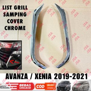 List Grill Samping Radiator Avanza Xenia 2019 2020 2021 Cover Chrome .