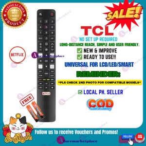 TCL REMOTE for TCL SMART TV Remote Universal for TCL LED TV REMOTE Control TCL ANDROID TV REMOTE U43P6046 U49P6046 U65P6046 Remote Control RC802N YUI1 49C2US 55C2US 65C2US 75C2US alluremarketplace2