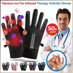 Windproof Gloves Tactical Non-slip Strong Grip Titanium Ion Treatment Gloves Waterproof Fabric