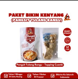 NYAI MERCON PANGSIT AYAM RANGU + TOPING CUANGKI