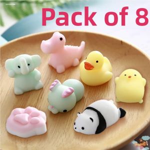 Soft Silicone Rubber Toys Cute Little Animal Stress Relief Toys Children Playtime Soft Toy Inflatable Toy Creative Prank Toy