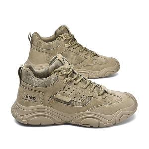 Jeep | Jeep Mens Outdoor Hiking Shoes Anti-Slip Wear-Resistant Shock-Absorbing Sports Shoes Travel Comfortable Casual Shoes