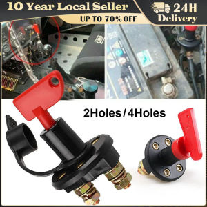 Car Battery Power Switch Disconnect Isolator Circuit Breaker Main Switch Kill Cut-off Switch Insulated Rotary Switch Key Truck