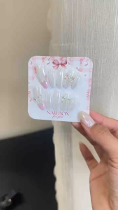 Nail box tự thiết kế cao cấp Set 10 thủ công vẽ Handmade mới nhất Nail By Moon Mẫu A98