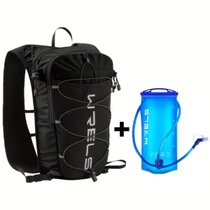 WRELS | WRELS Hydration Pack Backpack with Water Bladder Large Capacity Lightweight Running Vest for Hiking Climbing Cycling Travel Gear