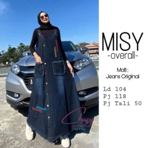 XL XXL XXXL Overall muslimah terbaru Mariam sachi Misy Aza Arfika Nala Leviora Villo Matt jeanswash by Apple spassy