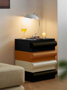 Minimalist Modern Van Gogh Cabinet Bedroom Storage Solution Creatively Designed Plastic Storage Drawers For Living Room