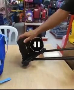 Kids Cartoon 40cm Trolley Bag with Pencil Case (Detachable Trolley)