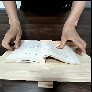 Solid Wood Reading Stand Adjustable Book Holder Laptop Tablet Stand Ergonomic Cookbook Stand Desk Organizer (3 sizes)