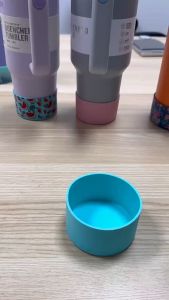 7.5cm Silicone Water Bottle Sleeve Boot Anti-Slip Protective Sleeve Bottom Bumper for Owala 24oz