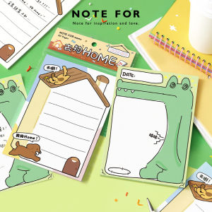 Learning Animal Themed Sticky Notes Notebook B6 Size Korean Style Cultural Supplies Stationery Products for Business Use