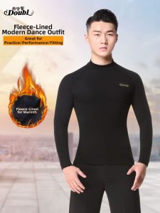 DANBAOLUO | Warming Dance Practice Outfit Black Long Sleeve