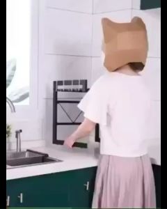 Microwave rack retractable steam oven rack kitchen rice cooker height adjustable countertop storage bracket微波置物架